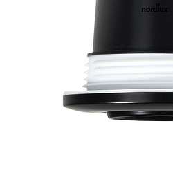 recessed luminaire UMBERTO GU10 IP44, black dimmable 7,5W