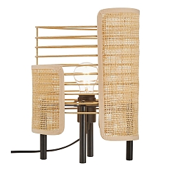 Lampe de table JAFFNA E27 IP20, noir