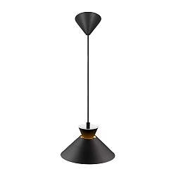 pendant luminaire DIAL 25 E27 IP20, black 
