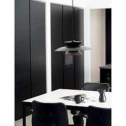 pendant luminaire CARMEN E27 IP20, black matt 
