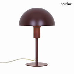 table lamp ELLEN MINI E14 IP20, bordeaux 
