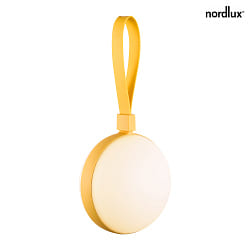 Battery lamp BRING TO-GO 12 IP44, yellow, mat, white dimmable