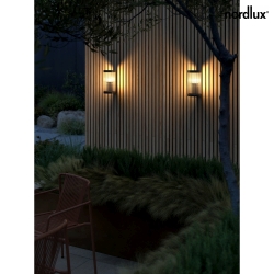 outdoor wall luminaire COUPAR E27 IP54, black 