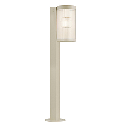Luce con piedistallo COUPAR con diffusore E27 IP54, opaco, sabbia dimmerabile