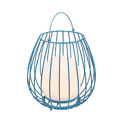 Luce a batteria JIM TO-GO con interruttore, con connessione USB IP54, blu dimmerabile