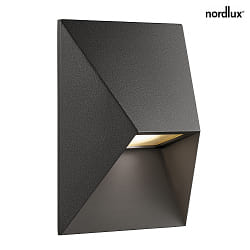 Applique da esterno PONTIO 15 GU10 IP54, Nero 