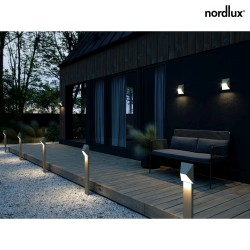 outdoor wall luminaire PONTIO 15 GU10 IP54, sand coloured 