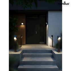 Luce con piedistallo PONTIO 15 GU10 IP54, Nero 