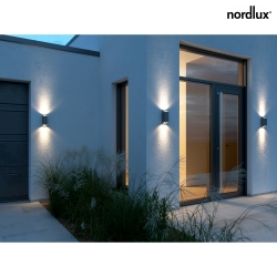 Applique da esterno NICO SQUARE 22 su / gi, angolare GU10 IP54, antracite dimmerabile