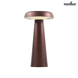 table lamp ARCELLO IP54, brass, burnished 
