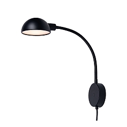 wall luminaire NOMI E14 IP20, black matt 