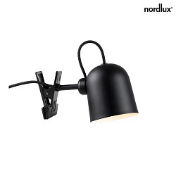 Lampe  pince ANGLE GU10 IP20, noir  