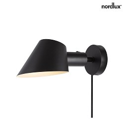 Luminaire mural STAY SHORT E27 IP20, noir  