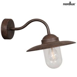 Luminaire mural dextrieur LUXEMBOURG avec abat-jour E27 IP54, rouille gradable