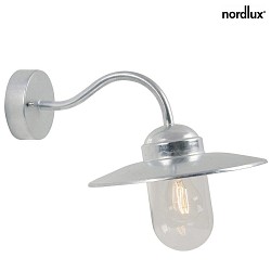 Auenwandleuchte LUXEMBOURG, IP54, E27 max. 60W, Metall + Stallglas, verzinkt