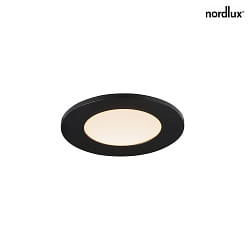 Downlight LEONIS Set di 1 IP65, nero 