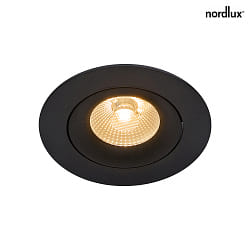 downlight ALIKI IP44, black matt dimmable