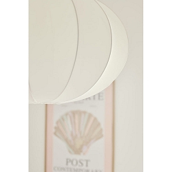 pendant luminaire AERON 60 E27 IP20, white matt dimmable