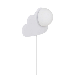 Luminaire mural SKYKU CLOUD E14 IP20, blanc mat 