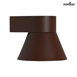 outdoor wall luminaire KYKLOP CONE GU10 IP54, mat, rust 