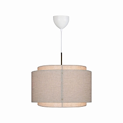 Luci a sospesione TAKAI E27 IP20, beige dimmerabile