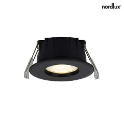 Downlight ROSALEE IP65,IP20, nero dimmerabile