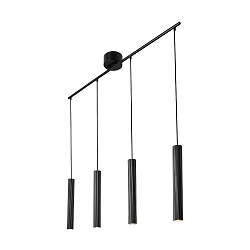 Luci a sospesione VICO 4-Lampadine GU10 IP20, nero dimmerabile