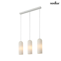 pendant luminaire MIELLA 3 flames E27 IP20, white dimmable