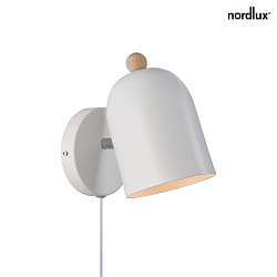 wall luminaire GASTON E27 IP20, white 