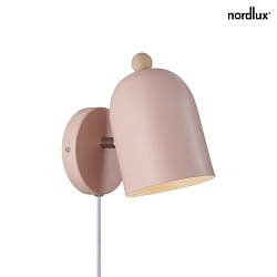 Luminaire mural GASTON E27 IP20, rose ple 