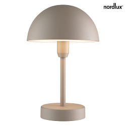 battery table lamp ELLEN TO-GO IP44, beige dimmable
