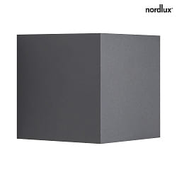 wall luminaire MILDA KUBI UP/DOWN IP44, anthracite 