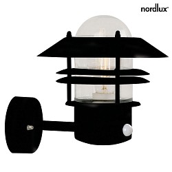 Nordlux Sensor luminaire BLOKHUS SENSOR Outdoor Wall luminaire, E27, IP54, black