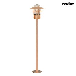 Nordlux Outdoor luminaire BLOKHUS Floor lamp, E27, IP54, copper