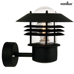 Nordlux Auenwandleuchte VEJERS, E27, IP54, schwarz