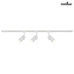 Faretto monofase JEROME LINK Set di 3 GU10 IP20, bianco dimmerabile