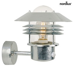 Nordlux Sensor luminaire VEJERS SENSOR Outdoor Wall luminaire, E27, IP54, galvanized