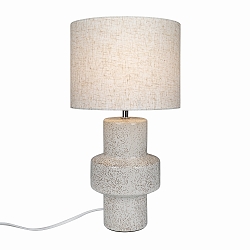 Lampe de table DUGAN E14 IP20, beige 