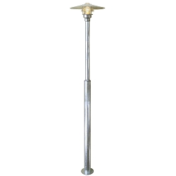 Nordlux Outdoor luminaire VEJERS 2M Floor lamp, E27, IP54, galvanized, height adjustable