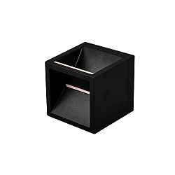 LED Outdoor Wandleuchte RIVO, 8W, 3000K, 240lm, IP54, IK05, schwarz