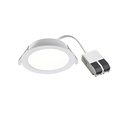 LED Deckeneinbaustrahler MANACOR 12, 120�, 6W, 3000/4000K, 600lm, IP20/IP44, wei�