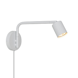 Lampada da parete EXPLORE LONG GU10 IP20, bianco 