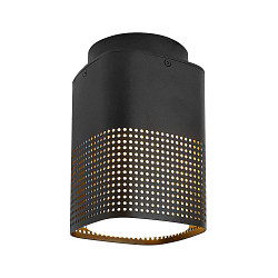 outdoor ceiling luminaire SIDARA E27 IP54, seaside black dimmable