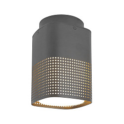 outdoor ceiling luminaire SIDARA E27 IP54, seaside anthracite dimmable