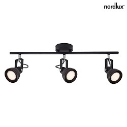 Luminaire de plafond ASLAK  2 flammes, rglable GU10 IP20, mat, noir profond gradable