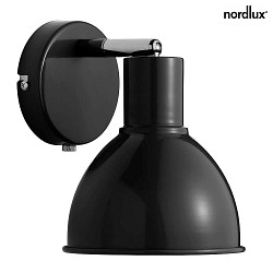 Luminaire mural POP E27 IP20, noir gradable