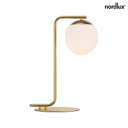 Lampada da tavolo GRANT E14 IP20, Ottone