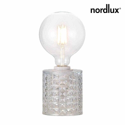 Nordlux Table lamp HOLLYWOOD, height 12.8cm, shade  10.8cm, E27, clear / black