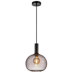 Nordlux Pendant luminaire ALTON 25, shade � 25cm, height 33cm, pendulum 300cm, E27, white / brass / black