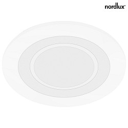 Nordlux LED Decken-Einbauleuchte CLYDE 8, IP20,  8.2cm, 3-Stufen-MOODMAKER Schaltung, wei, 5.5W 2700K 350lm 120